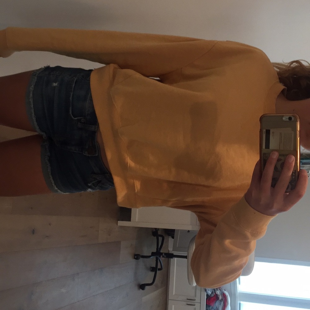 Pac sun yellow crew neck